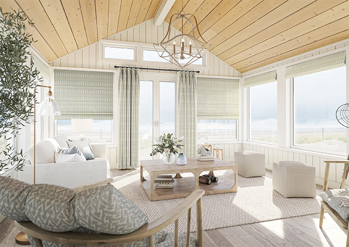 Nazca, Almond - Roman Blind - Image 6